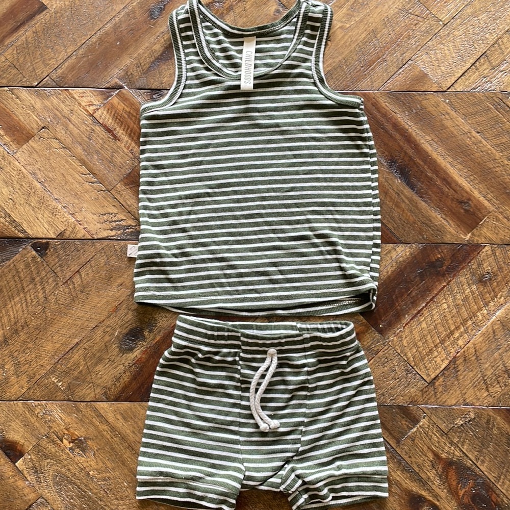 Childhoods clothing ribbed set